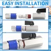 ChillWaves Automotive T-Style Air Plug, 1/2" NPT Male Pneumatic Plugs,