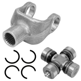 Caltric Rear Drive Shaft Yoke U-Joint for Yamaha Big Bear 400 YFM400F YFM400FH 4X4 00-01