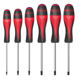 KS Tools 922.6070 Ultimate®: TORX® Screwdriver Set of 6 Perforated