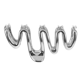 PACKOVE Wave Metal Hair Claw Clip for Women and Teens Jumbo Strong Hold Hair Clamp for Exercise Makeup Cooking Gift