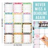 Hadley Designs Yearly Wall Calendar 2026 Large - 12 Month