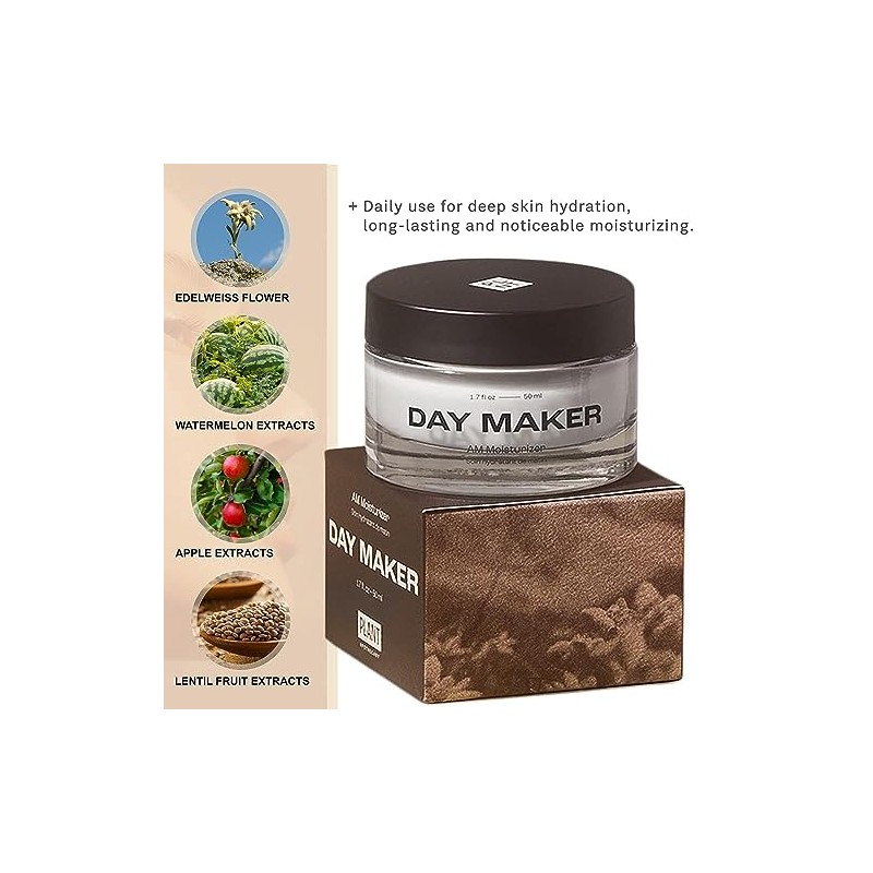 Plant Apothecary Day Maker Daily Moisturizer with Vitamin E, Edelweiss,
