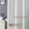GBYcLyw White Shower Curtain Set Short Length 65'' for Walk/Step
