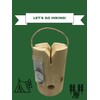 One Log Fire Portable Campfire Grill,100% All Natural Swedish Fire