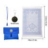 Kellegour Travel Prayer Rug Muslim,Foldable Prayer Mat for Muslims,Portable Prayer