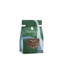 Greenwell Farms 100% Hawaiian Kona Coffee - Full City Roast, Whole Bean, 8oz