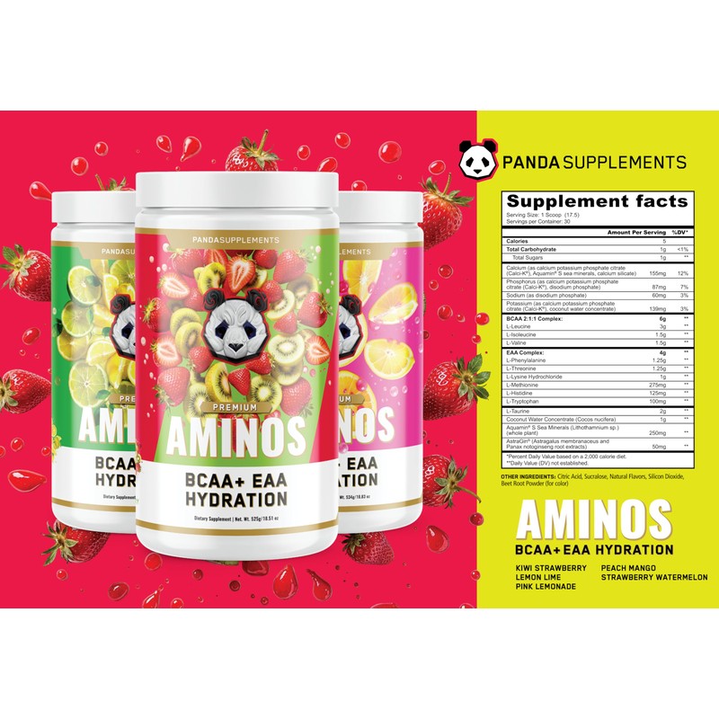 Underground Bio Labs Panda Supps Aminos | BCAA + EAA