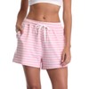 Vlazom Women's Pajama Bottoms Cotton Shorts Sleepwear Stripes Lounge Pants