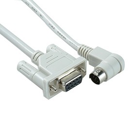 Washinglee DB9 Programming Cable for AB PLC 1000 1100 1200 1400 1500 Series, for 1761-CBL-PM02 Replacement, Grey