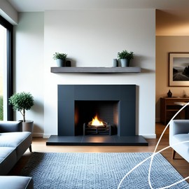 BoscoMondo Solid Wood Fireplace Mantel Shelf, Floating Mantle for Living Room, Farmhouse Rustic Wood Mantel, Easy Wall Mount with Heavy-Duty Metal Bracket (54", Ash Grey)