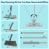 3-in-1 Detachable Broom and Mop Set Combo for House Cleaning,