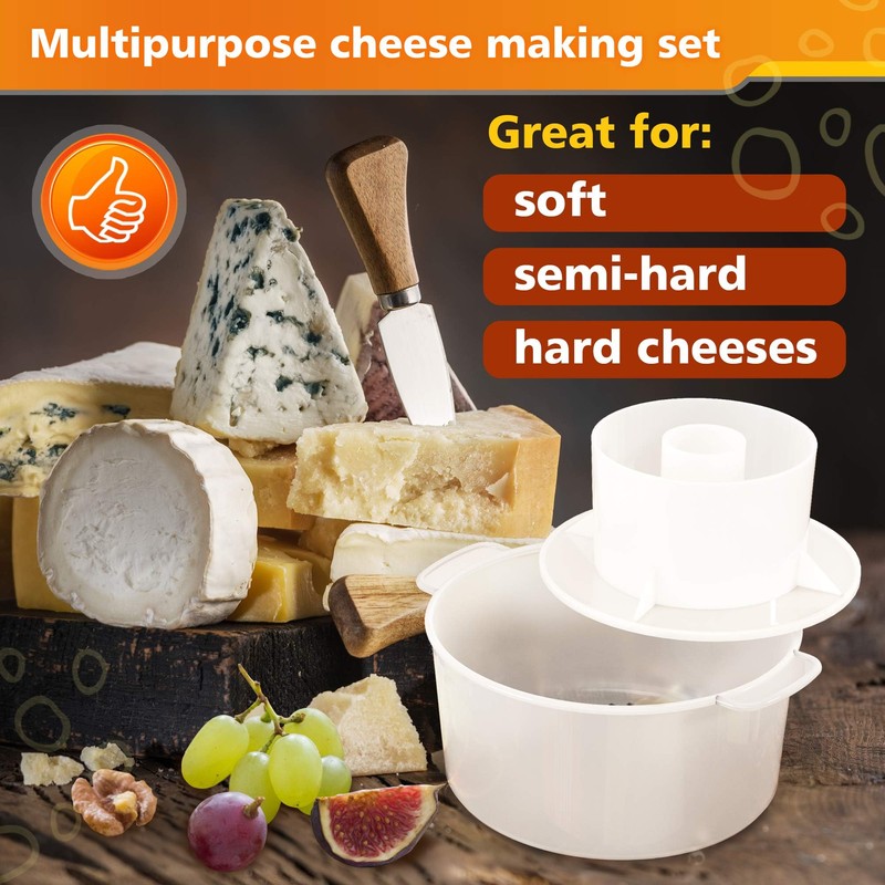 Cheese Mold – Cheese Making Kit 2 pcs – Cheesemaking