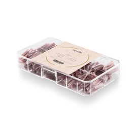 Apres Neutrals Gel-X Mia Box Of Press On Nails, 11 Sizes 00-9, Soft Gel Nail Tip Box (150pcs) (Sculpted Coffin Long, 150pcs)