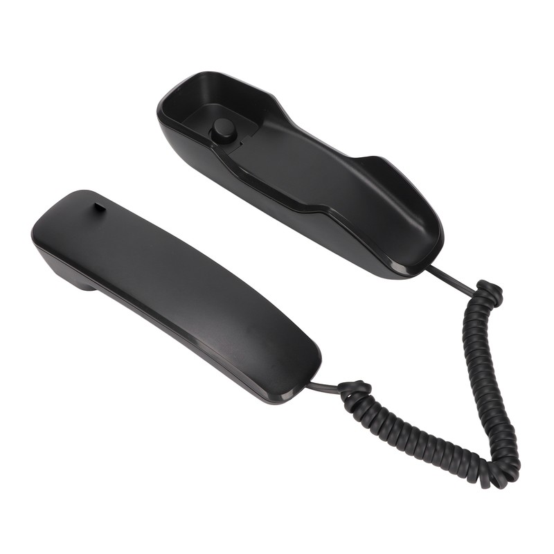 Wall Mounted Phone Redialing Mute Function Corded Telephone for Home