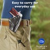 DeSantis Mini Scabbard Gun Holster with Secure Grip, Fits Kimber