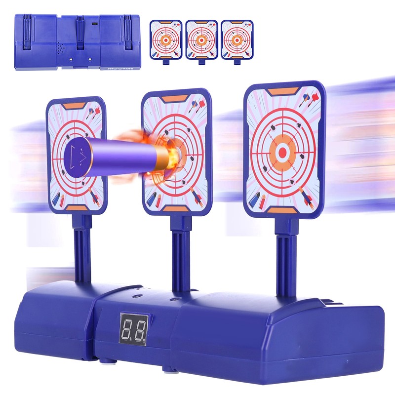 Electric Shooting Target Auto Reset Electronic Scoring Target Sound Light
