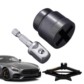 Trailer Jack Drill Adapter,RV Jack Socket - Car Maintenance Tool, Drill Adapter Auto Repair Accessories for RV Trailer Garage Truck