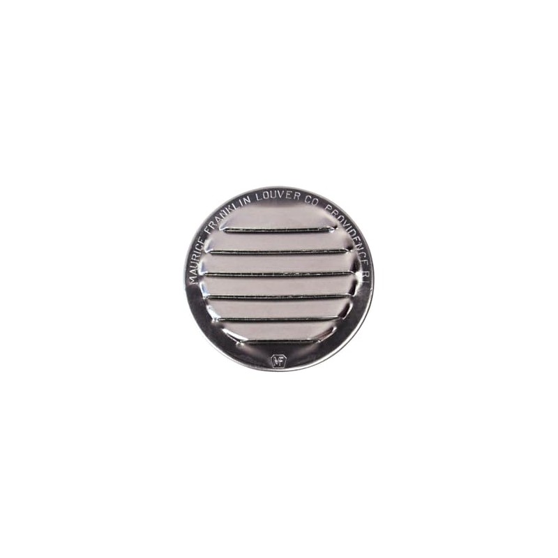 Maurice Franklin Louver-2.5" Round Aluminum Louver with Insect Screen (Priced