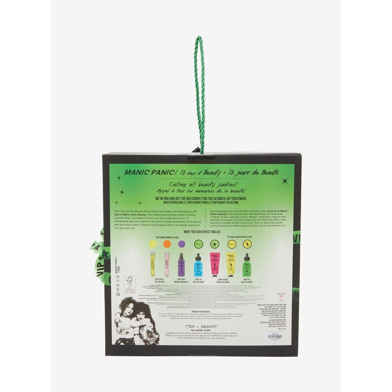 Hot Topic Manic Panic 12 Days Of Beauty Bath &