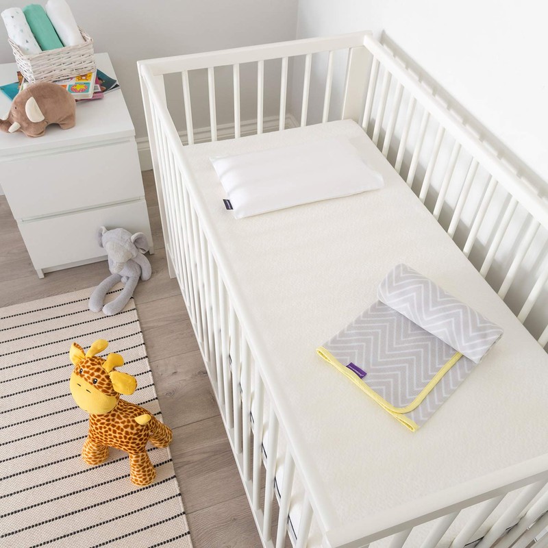 Clevamama ClevaFoam Baby Pillow Case - White, White, 1 Count