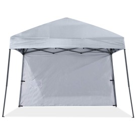 ABCCANOPY Pop Up Beach Tent with UPF50+ Sun Shade Easy Set Up Outdoor Canopy with Backpack Bag 8 x 8 ft Base / 6 x 6 ft top (Gray)