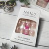 Fall Maple Leaves Press on Nails Thanksgiving Fake Nails Glossy