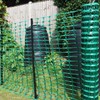 Houseables Plastic Mesh Fence, Construction Barrier Netting, Green, 4'x100' Feet,
