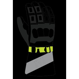 FLY RACING GLACIER GLOVES BLACK/GREY/HI-