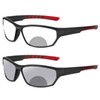 Sports Transition Photochromic Bifocal Reading Glasses for Men Wrap Around