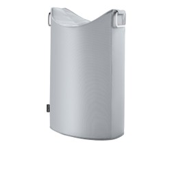 Blomus 65387 Laundry Bin, Silver, 42 x 66.5 x 66.5 cm, Grey
