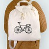 Azeeda 'Bicycle' Canvas Rucksack/Backpack (RK00010233)