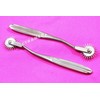 NEW 2 GERMAN STAINLESS 7" Wartenberg Pin Wheel Stainless Steel