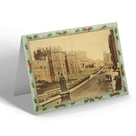 CHRISTMAS CARD - Vintage Berkshire - Windsor, Castle Hill