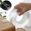 ELANE 3 Rolls Nano Tape Double Sided Heavy Duty Clear