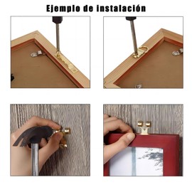 EAHSAP 282 Piezas de Colgadores de Cuadros de Dientes de Sierra,Gancho de Pared para Colgar Cuadros en Pared,Ganchos para Colgar Marcos de Fotos,Cuadros y Marcos de Fotos