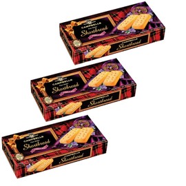 Campbells Shortbread Cookies Assortment | Scottish Pure Butter Fingers | Premium Tasty Biscuits from Scotland | Perfect Gourmet Food Gift Box | British Snacks Variety Pack | 5.29 Oz (Pack of 3)