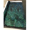 NEW CREATIONS FABRIC AND FOAM INC GREEN IRIDESCENT GEOMETRIC DIAMOND
