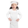 Kids Apron and Chef Hat Set-Adjustable Child Apron for Boys