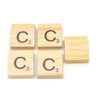 Wooden Alphabet Craft Tiles - Available in Letters and Values