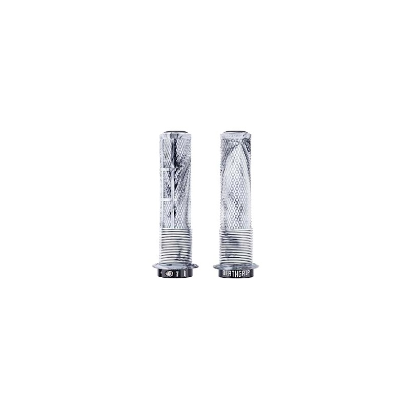 DMR Deathgrip 2 Flanged Handlebar Grips (Snow Camo, Thin)