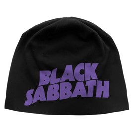 razamataz Black Sabbath Jersey Beanie # 3 The Ultimate Collection Logo Cap, black