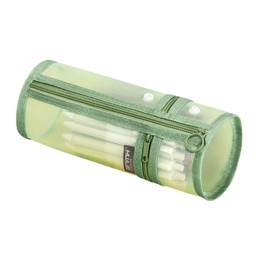 Mesh Pen Case, Large Capacity, Pen Case, Standing, Pencil Case, Stylish, Simple, Transparent, Holds 30 to 45 Pieces, Boys and Girls, Elementary School, Middle School, High School Students, Storage