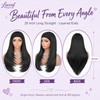 Layered Headband Wig Long Straight Headband Wigs for Black Women