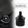 Motorcycle Seat Mounting Bolts Black Aluminum CNC Machined 6mm Thread