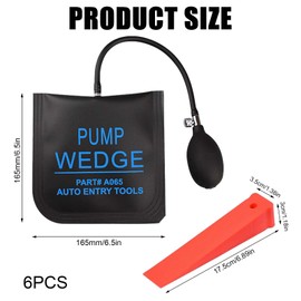 6 Stück Montagekissen Luftkissen: Air Wedge Pump von 300kg, Aufblasbare Montagekissen, Luftkissenheber Fenstermontage Handwerkzeuge, Montage Spreizkissen Für Den Einbau Von Fenstern Türen