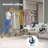 HOKEEPER Clothing Garment Rack Capacity 525LBS Clothing Racks on Wheels