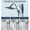 Hibbent All Metal Shower Head, 8 Inch High Pressure Rain