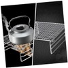 Kisangel Barbecue Warming Rack Raised Grill Rack Bbq Stainless Steel