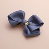 Burnaby Charcoal Ribbon Feminine Ribbon Hairpin / 버나비 차콜 리본