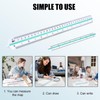 Set of 3 Triangular Scale Ruler, Architecture Ruler, Triangular, 1:20,